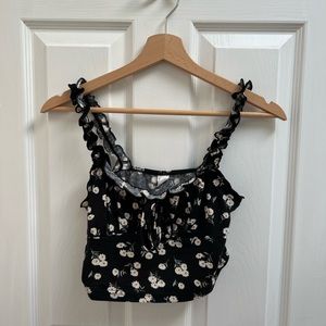 Floral crop top